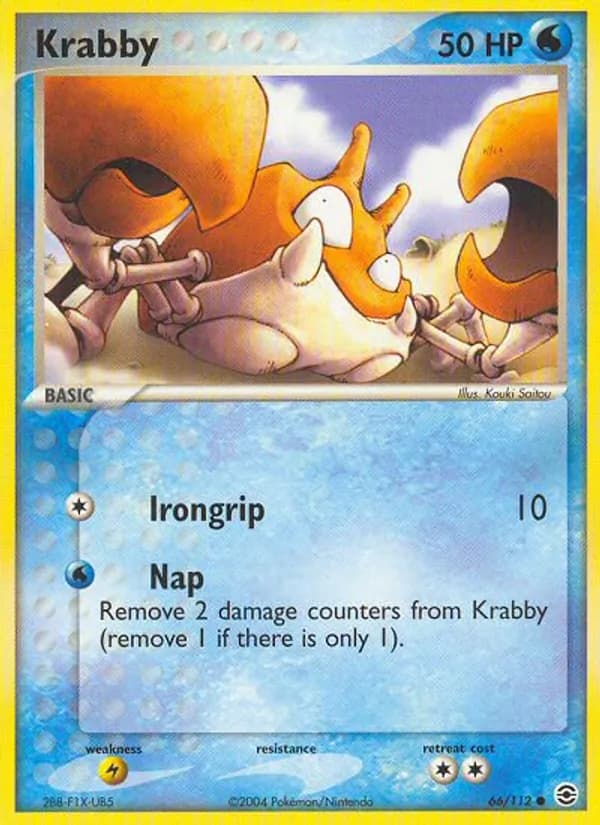 Krabby — FireRed & LeafGreen, Common
