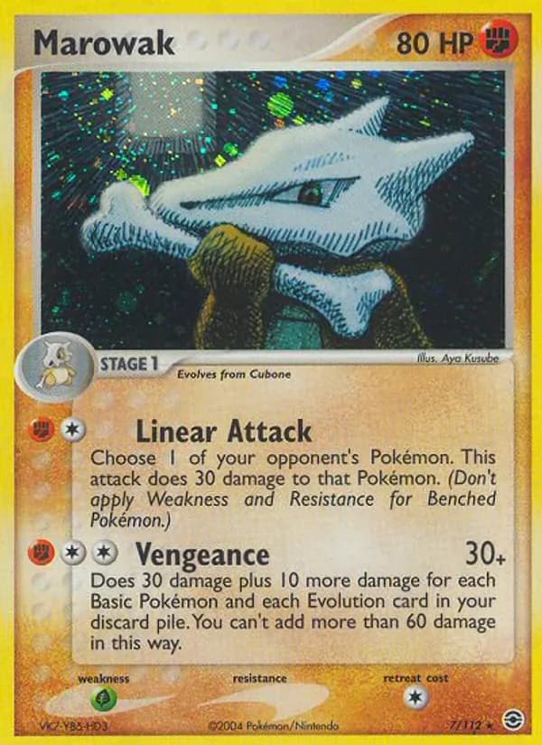 Marowak — FireRed & LeafGreen, Rare
