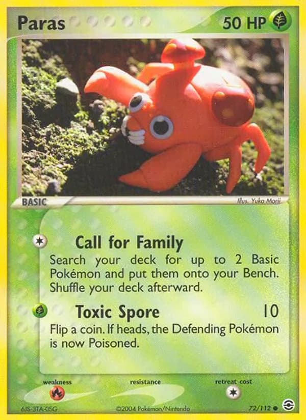 Paras — FireRed & LeafGreen, Common