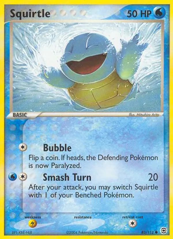 Squirtle — FireRed & LeafGreen, Common