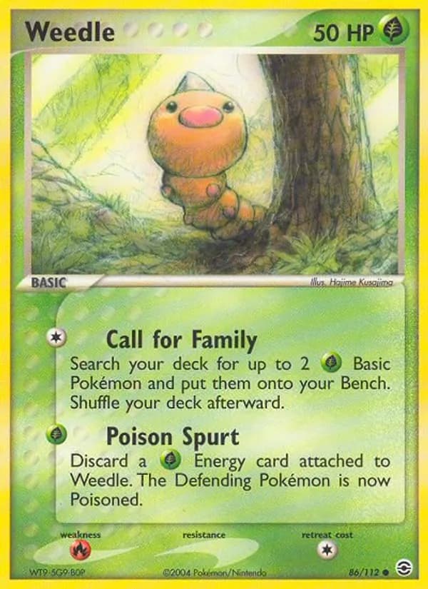 Weedle — FireRed & LeafGreen, Common