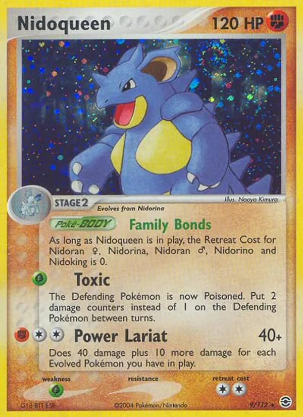 Nidoqueen — FireRed & LeafGreen, Rare
