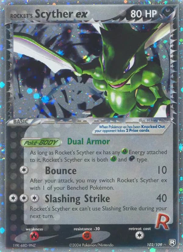 Rocket's Scyther ex — Team Rocket Returns, Rare