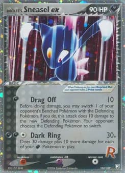 Rocket's Sneasel ex — Team Rocket Returns — Rare