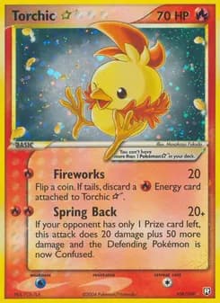 Torchic Star — Team Rocket Returns — Rare