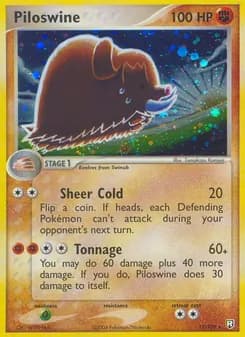 Piloswine — Team Rocket Returns — Rare