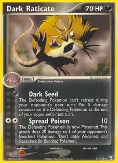 Dark Raticate — Team Rocket Returns — Rare