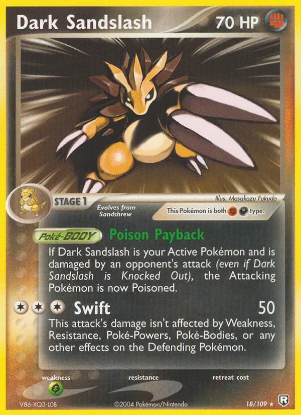 Dark Sandslash — Team Rocket Returns, Rare