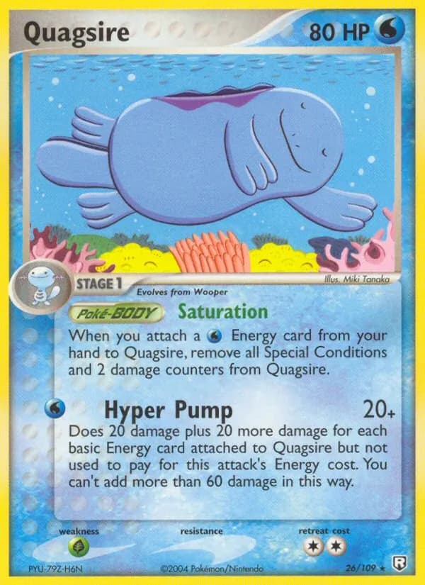 Quagsire — Team Rocket Returns, Rare