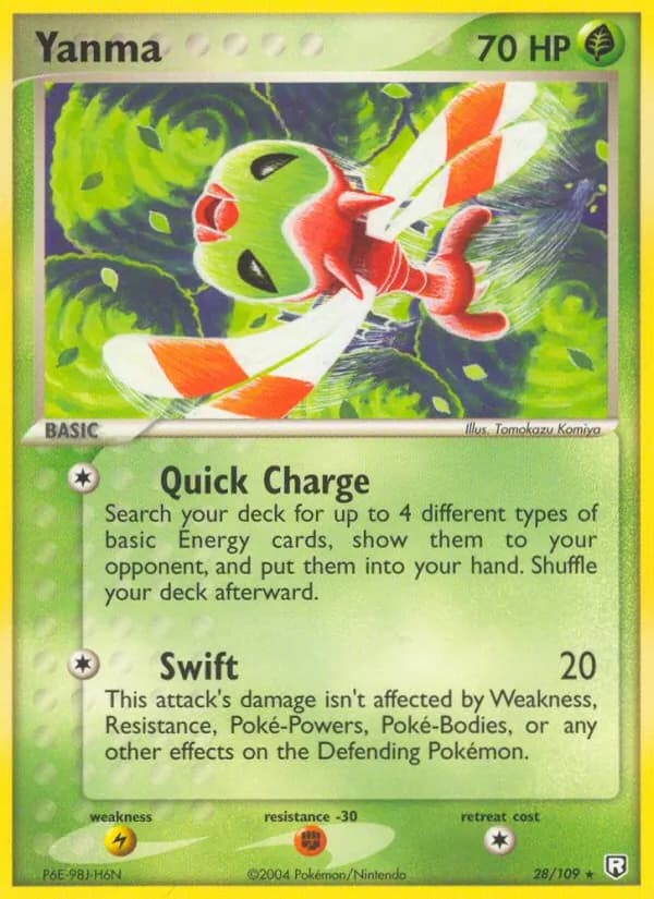 Yanma — Team Rocket Returns, Rare