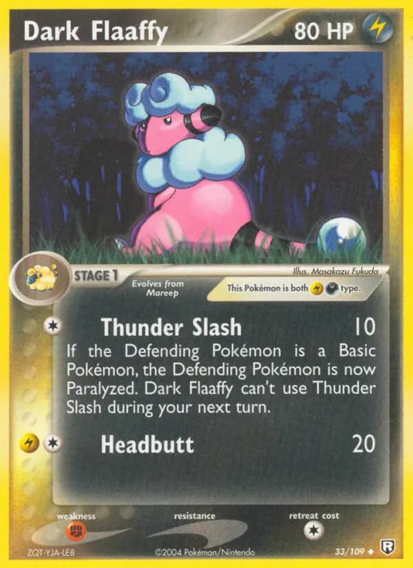 Dark Flaaffy — Team Rocket Returns, Uncommon