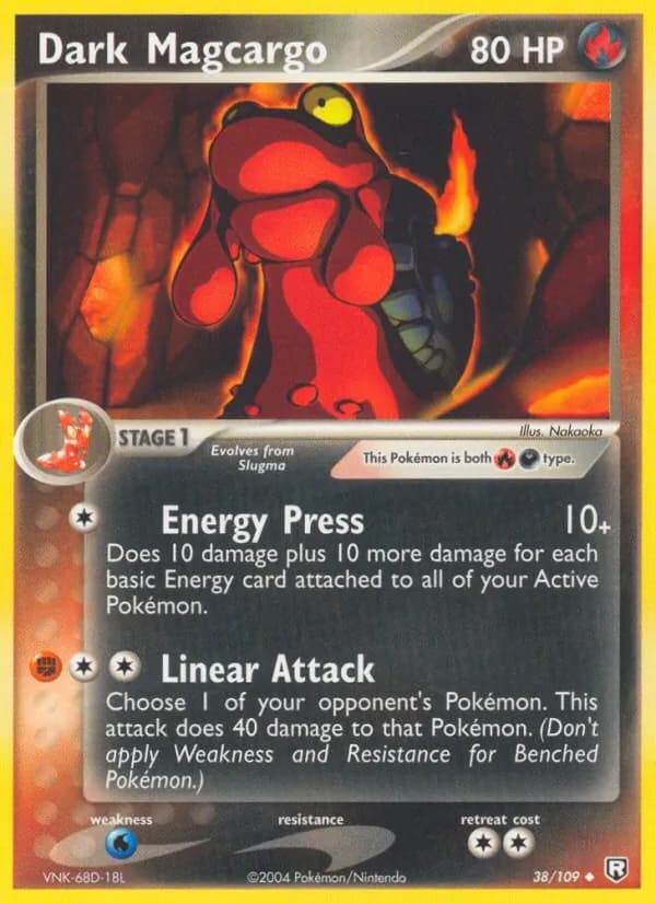 Dark Magcargo — Team Rocket Returns, Uncommon