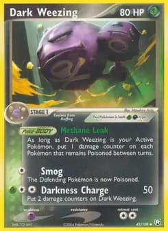 Dark Weezing — Team Rocket Returns — Uncommon
