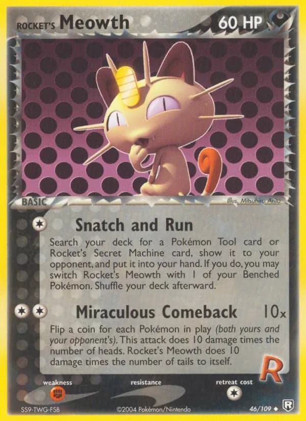 Rocket's Meowth — Team Rocket Returns, Uncommon