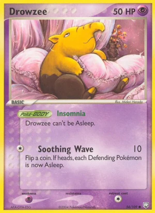 Drowzee — Team Rocket Returns, Common