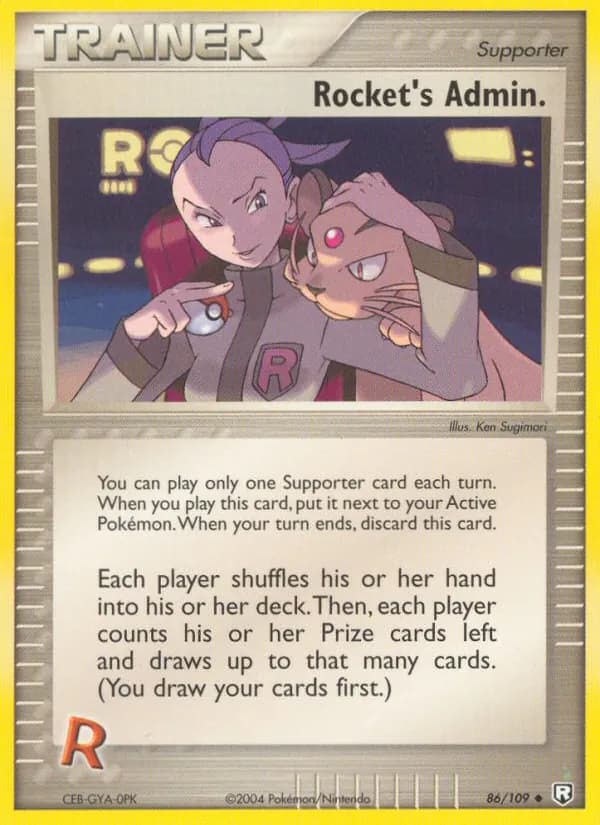 Rocket's Admin. — Team Rocket Returns, Uncommon