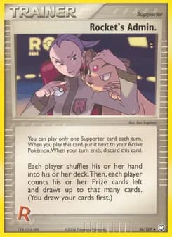Rocket's Admin. — Team Rocket Returns — Uncommon