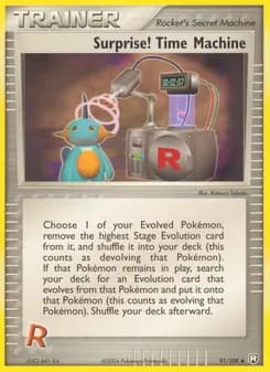 Surprise! Time Machine — Team Rocket Returns — Uncommon