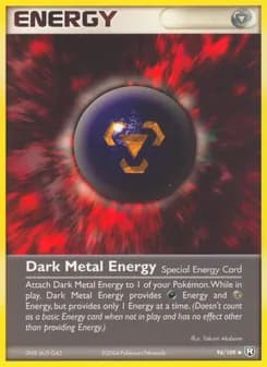Dark Metal Energy — Team Rocket Returns — Uncommon
