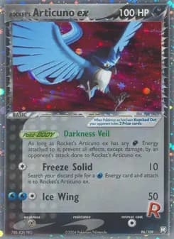 Rocket's Articuno ex — Team Rocket Returns — Rare