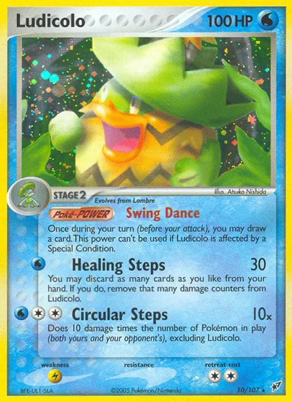 Ludicolo — Deoxys, Rare