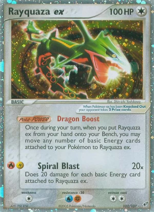 Rayquaza ex — Deoxys, Rare