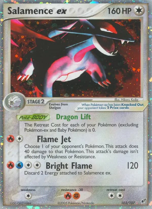 Salamence ex — Deoxys, Rare