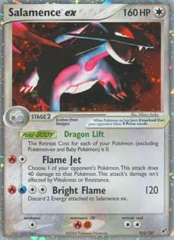 Salamence ex — Deoxys — Rare