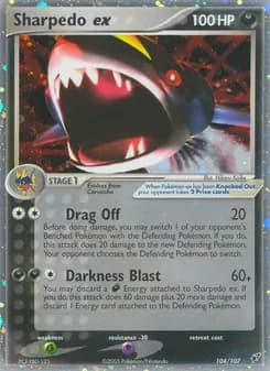 Sharpedo ex — Deoxys — Rare