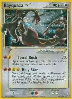Rayquaza Star — Deoxys — Rare
