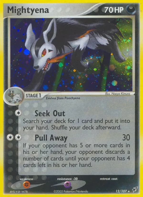 Mightyena — Deoxys, Rare