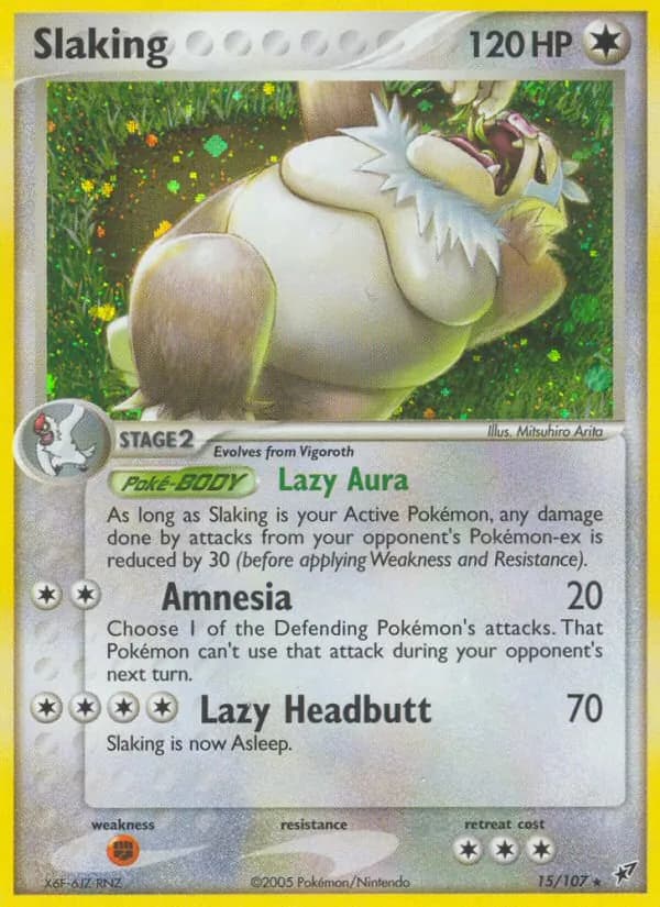 Slaking — Deoxys, Rare