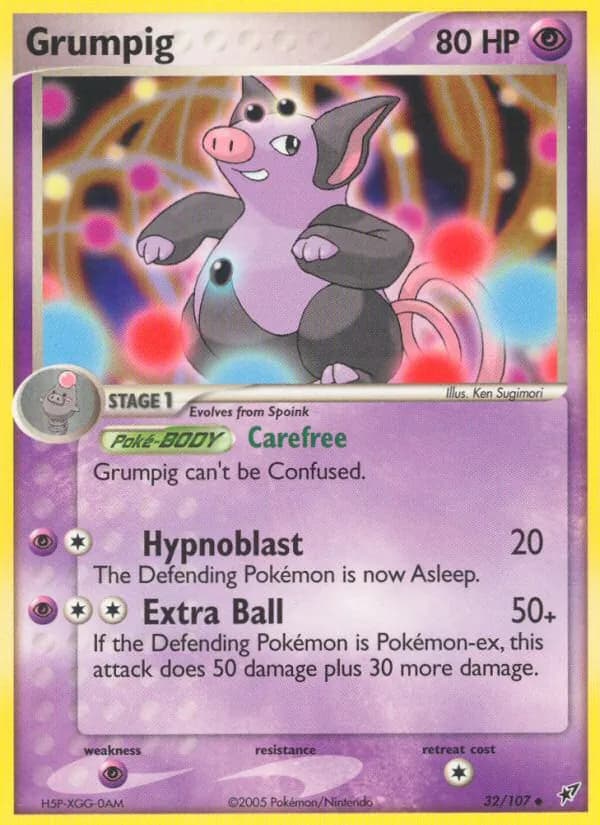 Grumpig — Deoxys, Uncommon