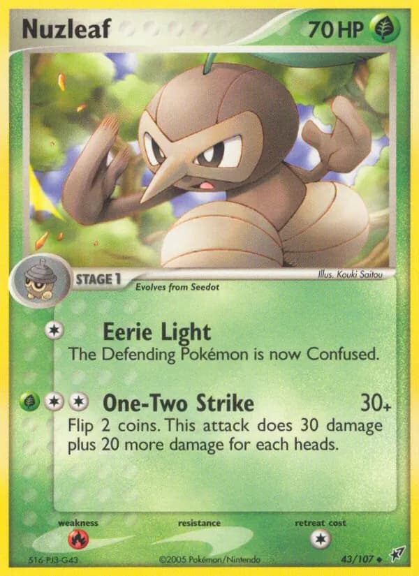 Nuzleaf — Deoxys, Uncommon