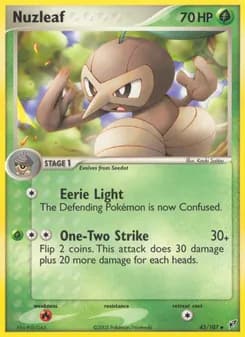 Nuzleaf — Deoxys — Uncommon