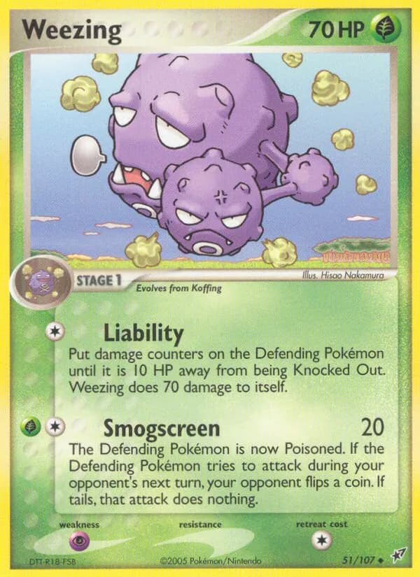 Weezing — Deoxys, Uncommon