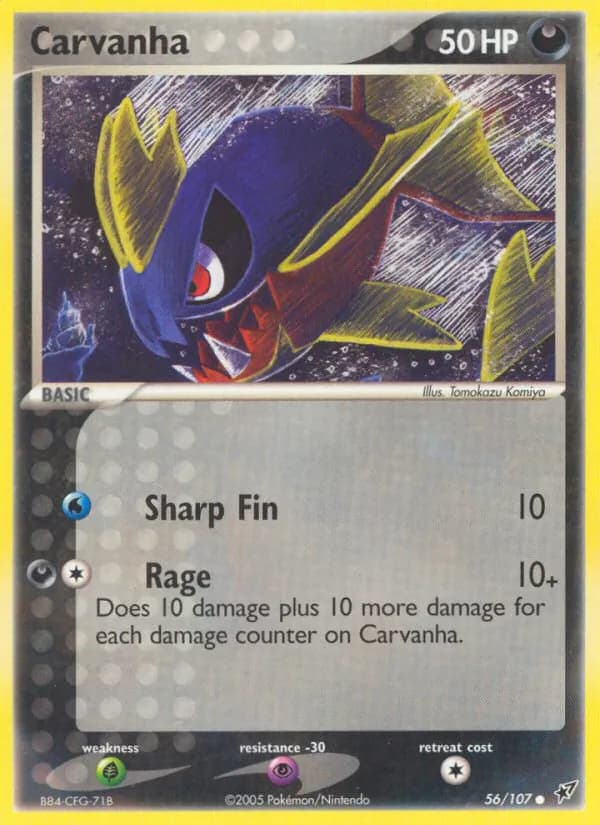 Carvanha — Deoxys, Common