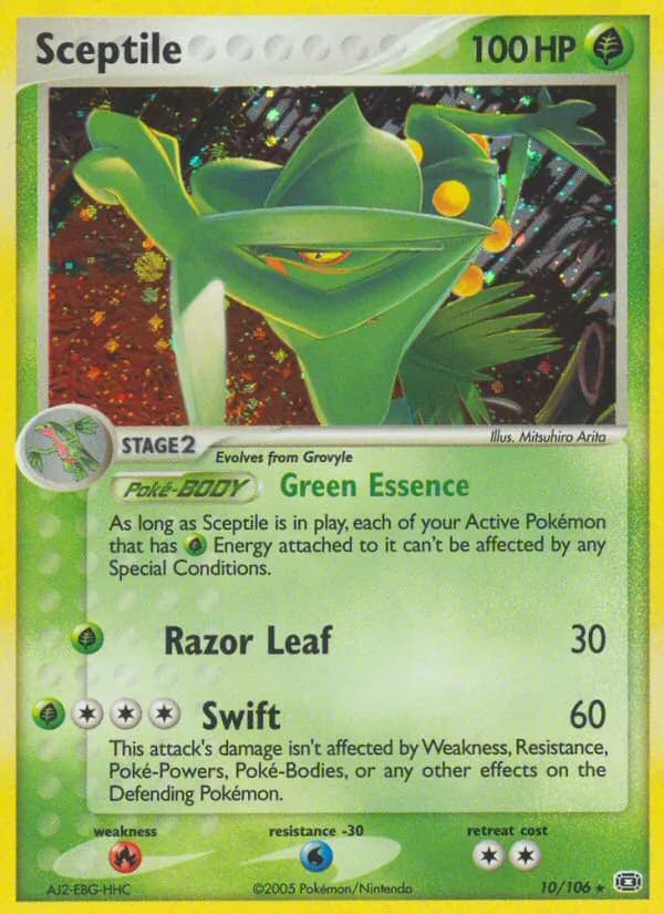 Sceptile — Emerald, Rare