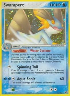 Swampert — Emerald — Rare