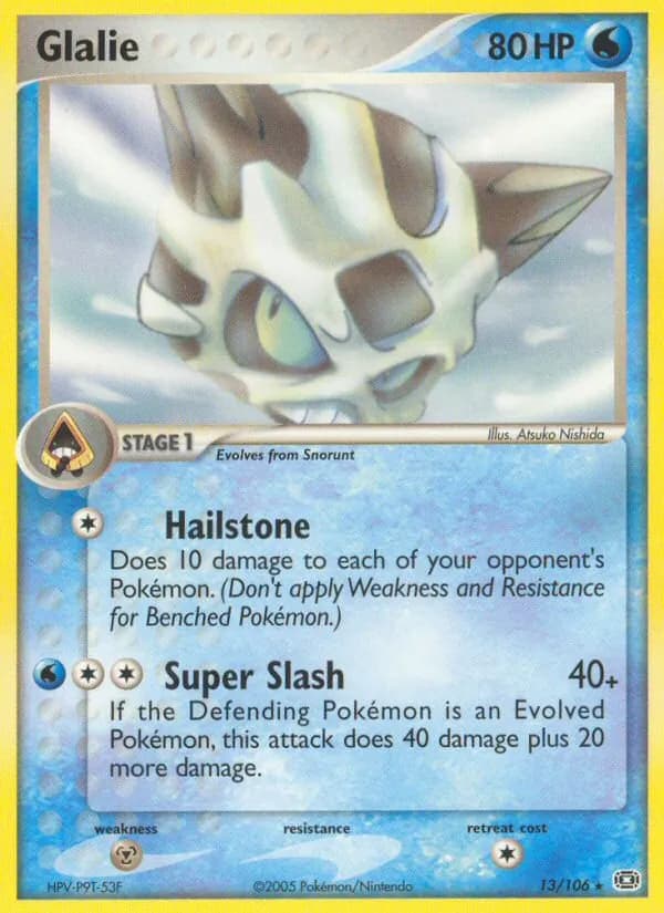 Glalie — Emerald, Rare
