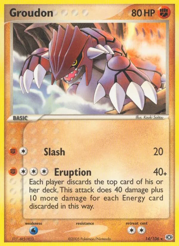 Groudon — Emerald, Rare