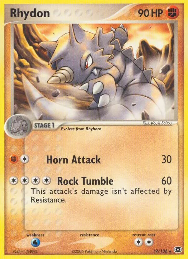 Rhydon — Emerald, Rare