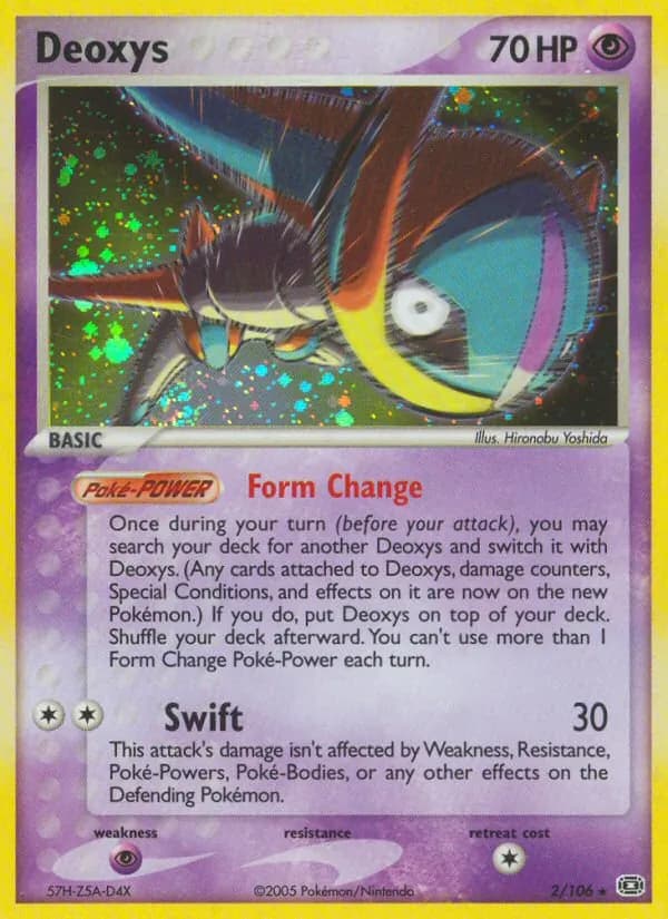 Deoxys — Emerald, Rare
