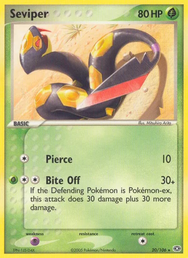 Seviper — Emerald, Rare