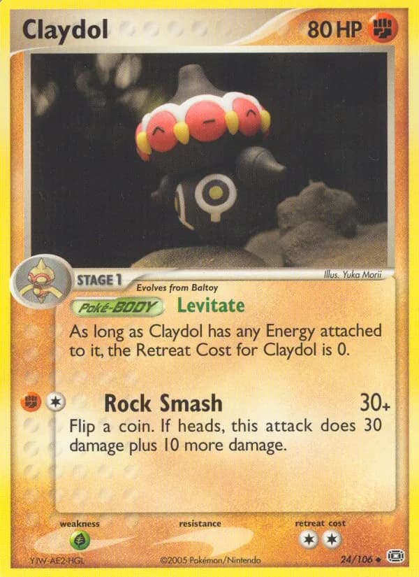 Claydol — Emerald, Uncommon