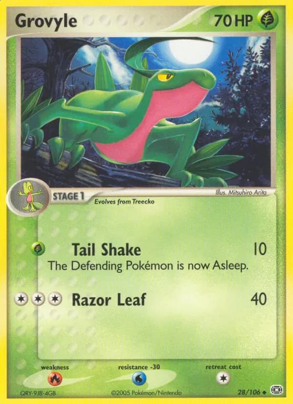 Grovyle — Emerald, Uncommon