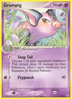 Grumpig — Emerald — Uncommon
