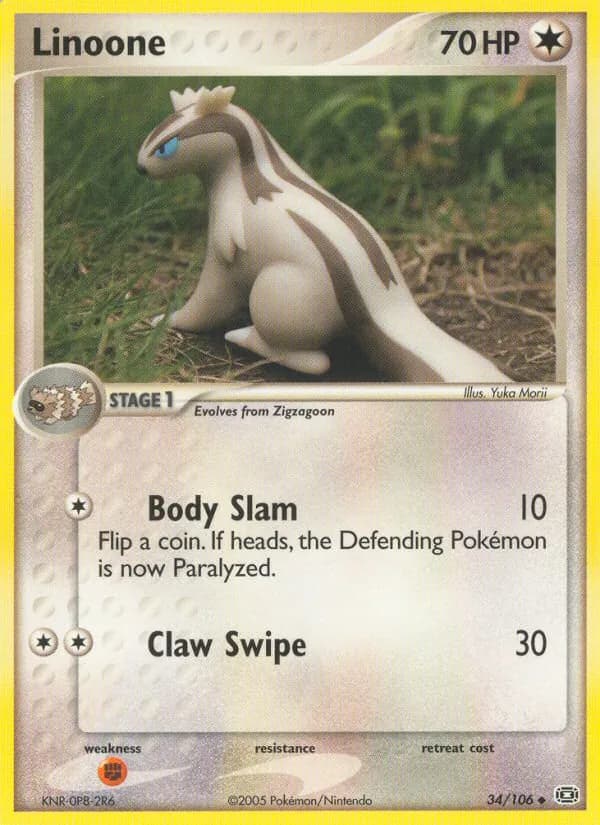 Linoone — Emerald, Uncommon