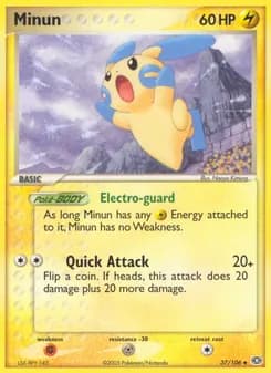 Minun — Emerald — Uncommon