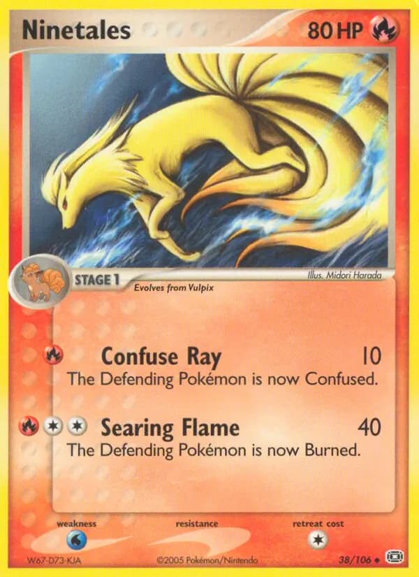 Ninetales — Emerald, Uncommon